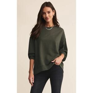 Z Supply Modern Weekender Sweatshirt - Artichoke NWT SIZE XS S